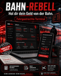 Bahn Rebell | Fahrgastrechte Entschädigung EU 2021 Rechner | Deutsche Bahn Verspätung Mahnung | Taxi Hotel Erstattung Musterbrief