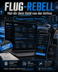 Flug Rebell | Fluggastrechte Entschädigung EU 261 Rechner | Mahnung Musterbrief Airline | Flugverspätung Koffer weg | Offline Tool