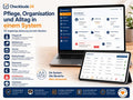 Caregiver Command Center Pro+ - Offline Pflege Organizer | Medikamentenplan, Termine, Dokumente, Notfall, Pflegeplan & Charts