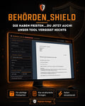 Behörden Shield 30 rechtssichere Vorlagen & Widersprüche für Jobcenter, Finanzamt, Krankenkasse Formular Generator | 100% Offline Tool
